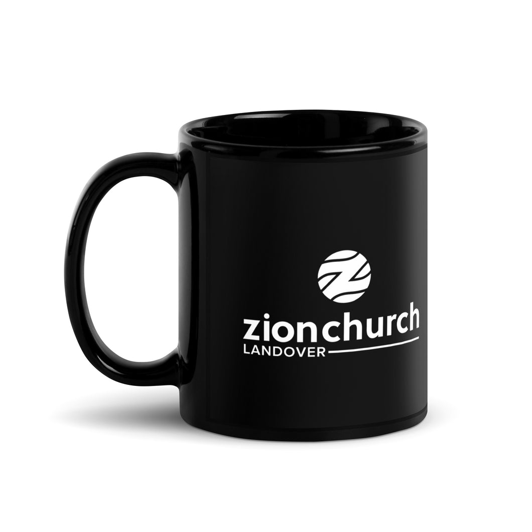 Zion Landover Black Glossy Mug