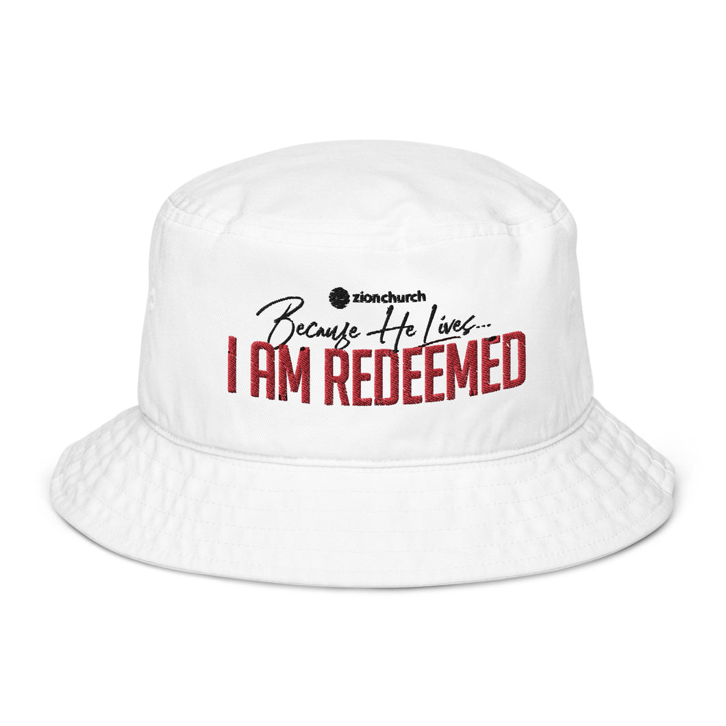 I Am Redeemed Zion Organic Bucket Hat