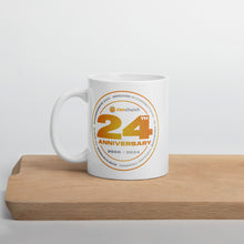 Load image into Gallery viewer, Zion 24th Anniversary White glossy mug