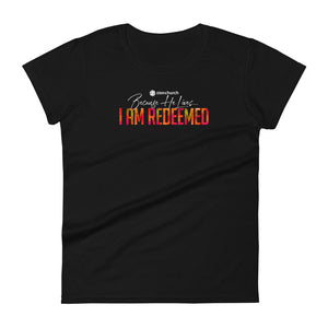 Because He Lives 2024  I Am Redeemed Women's Short Sleeve Tee